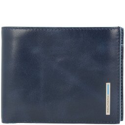 Piquadro Portafoglio quadrato in pelle blu 12,5 cm  Variante 3