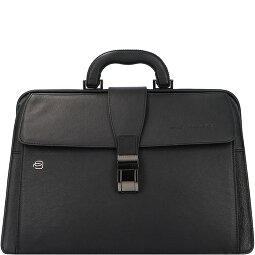 Piquadro Cartella quadrata nera in pelle 37 cm  Variante 1