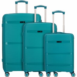 d&n Travel Line 4200 Set di valigie a 4 ruote 3 pezzi.  Variante 2