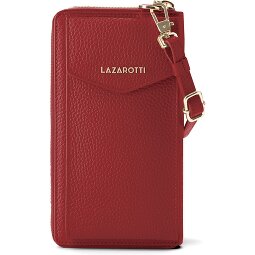 Lazarotti Bologna Portafoglio in pelle con zip Custodia per cellulare in pelle 19 cm  Variante 8