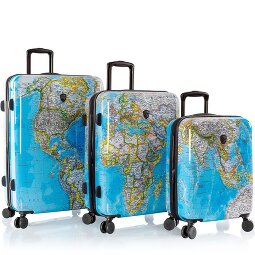 Heys Black Camo 4 ruote Set di valigie 3 pezzi con piega di espansione  Variante 5