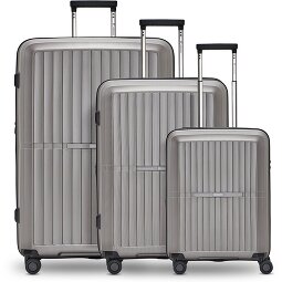 Pactastic Collection 01 Set di valigie a 4 ruote, 3 pezzi, con piega elastica  Variante 2