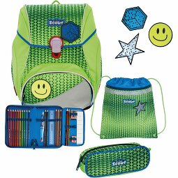 Scout Alpha Neon Safety Set di borse per la scuola 4 pezzi  Variante 1