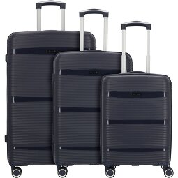 d&n Travel Line 4200 Set di valigie a 4 ruote 3 pezzi.  Variante 1 d&n Travel Line 4200 Set di valigie a 4 ruote 3 pezzi.  Variante 1