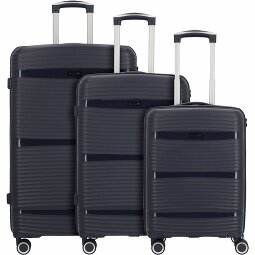 d&n Travel Line 4200 Set di valigie a 4 ruote 3 pezzi.  Variante 1