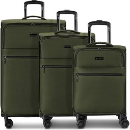 bugatti Valencia Soft 4 ruote Set di valigie 3 pezzi con piega di espansione  Variante 3