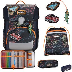 Scout Neo Exklusiv Safety Light Set di borse per la scuola 5 pezzi  Variante 1