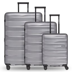 Bergpfeil Set di valigie da viaggio a 4 ruote, 3 pezzi, con ripiegamento elastico  Variante 1