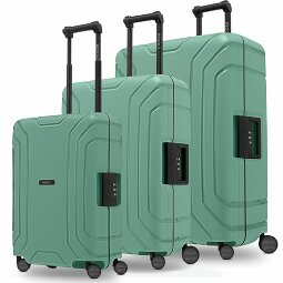 Redolz Set di valigie Essentials 15 a 4 ruote 3 pezzi con chiusura a tre punti  Variante 3