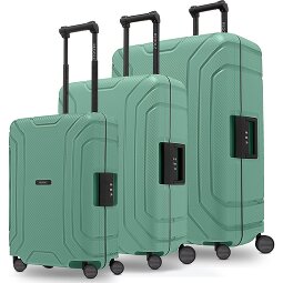 Redolz Set di valigie Essentials 15 a 4 ruote 3 pezzi con chiusura a tre punti  Variante 6