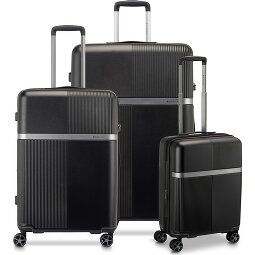 Roncato Airglam 4 ruote Set di valigie 3 pezzi con piega di espansione  Variante 3