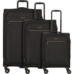 d&n Travel Line 9704 4 ruote Set di valigie 3 pezzi con piega di espansione  Variante 1