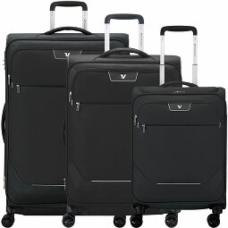 Set Valigia rk2 ARGENTO 360 ° Set 3 pezzi valigetta per i viaggi/4 ruote comfort 