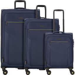 d&n Travel Line 9704 4 ruote Set di valigie 3 pezzi con piega di espansione  Variante 2