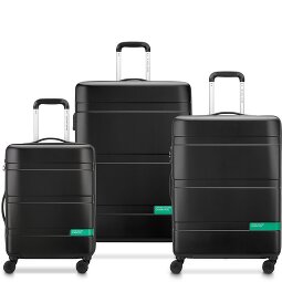 Delsey Paris x Set di valigie a 4 ruote United Colors of Benetton Now Hardside 3 pezzi con piega elastica  Variante 1