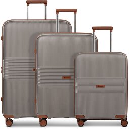 Farmhood Eco Edition 02 4 ruote Set di valigie 3 pezzi con piega di espansione  Variante 2