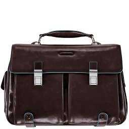 Piquadro Cartella quadrata blu in pelle 43 cm Scomparto per laptop  Variante 1