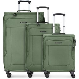 Franky Melbourne 3.0 Set di valigie a 4 ruote, 3 pezzi, con piega elastica  Variante 3