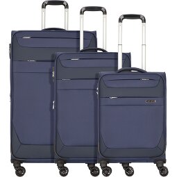 Worldpack Dublin 4 ruote Set di valigie 3 pezzi con piega di espansione  Variante 3