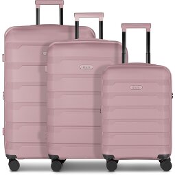d&n South Dakota 4 ruote Set di valigie 3 pezzi con piega di espansione  Variante 5