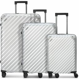 Pactastic Collezione 03 Set di valigie a 4 ruote, 3 pezzi, con piega elastica  Variante 3