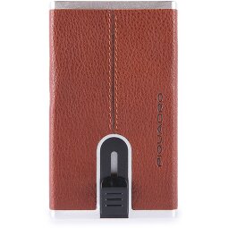 Piquadro Custodia quadrata nera per carte di credito RFID in pelle 6 cm  Variante 3
