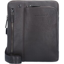 Piquadro Borsa a tracolla quadrata nera in pelle 24 cm  Variante 3
