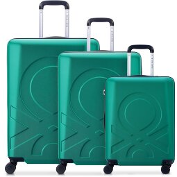 Delsey Paris x United Colors of Benetton Fabrica Set di valigie a 4 ruote 3 pezzi.  Variante 3