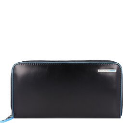 Piquadro Portafoglio quadrato blu RFID in pelle 19 cm  Variante 3