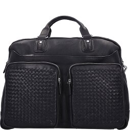 bugatti Cartella in pelle intrecciata 48 cm  Variante 3