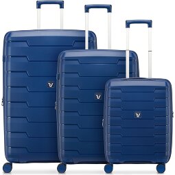 Roncato Skyline 2.0 4 ruote Set di valigie 3 pezzi con piega di espansione  Variante 2