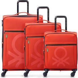 Delsey Paris x United Colors of Benetton Colour Block Set di valigie a 4 ruote 3 pezzi.  Variante 3