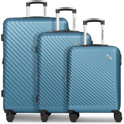 Check.In Paradise 2.0 4 ruote Set di valigie 3 pezzi con piega di espansione  Variante 3