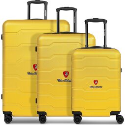 Tonino Lamborghini Bologna 4 ruote Set di valigie 3 pezzi  Variante 3
