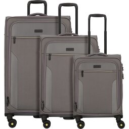 d&n Travel Line 9704 4 ruote Set di valigie 3 pezzi con piega di espansione  Variante 4