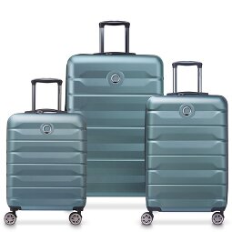 Delsey Paris Air Armour 4 ruote Set di valigie 3 pezzi con piega di espansione  Variante 2 Delsey Paris Air Armour 4 ruote Set di valigie 3 pezzi con piega di espansione  Variante 2