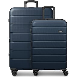 Saxoline Miami 4 ruote Set di valigie 2 pezzi con piega di espansione  Variante 2