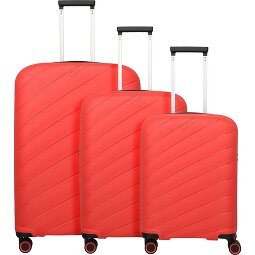 Travelite Burano 4 ruote Set di valigie 3 pezzi con piega di espansione  Variante 4