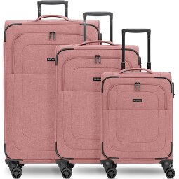 Redolz Essentials 12 THREE SET 4 ruote Set di valigie 3 pezzi con piega di espansione  Variante 6