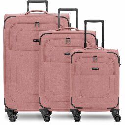 Redolz Essentials 12 THREE SET Set di valigie a 4 ruote, 3 pezzi, con ripiegamento elastico  Variante 6