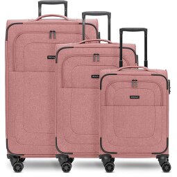 Redolz Essentials 12 THREE SET 4 ruote Set di valigie 3 pezzi con piega di espansione  Variante 4