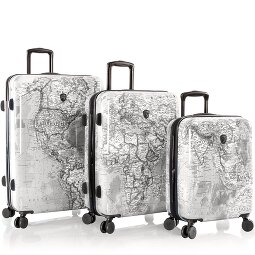Heys Black Camo 4 ruote Set di valigie 3 pezzi con piega di espansione  Variante 2