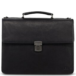 Jost Glasgow Valigetta Protezione RFID Vera Pelle 40 cm Vano porta PC  Variante 1