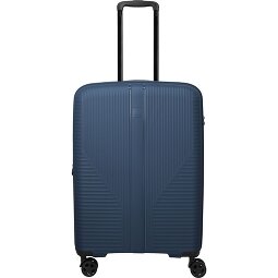 Travelite Air Stripe 4 ruote Carrello M 66 cm con piega di espansione  Variante 3