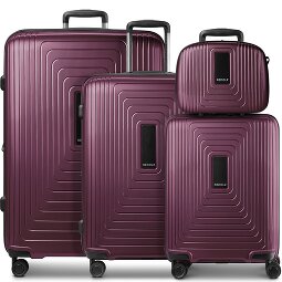 Redolz Set di valigie Essentials 14 a 4 ruote + beauty case 4 pezzi con piega elastica  Variante 1