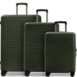 Echolac Ultima 4 ruote Set di valigie 3 pezzi con piega di espansione  Variante 3
