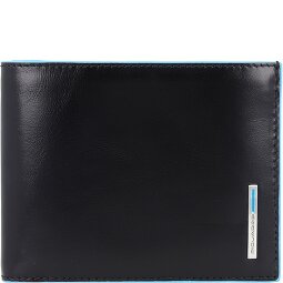 Piquadro Portacarte di credito quadrato blu in pelle 12,5 cm  Variante 1