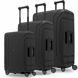 Redolz Set di valigie Essentials 15 a 4 ruote 3 pezzi con chiusura a tre punti  Variante 2