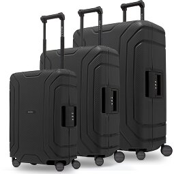 Redolz Set di valigie Essentials 15 a 4 ruote 3 pezzi con chiusura a tre punti  Variante 4