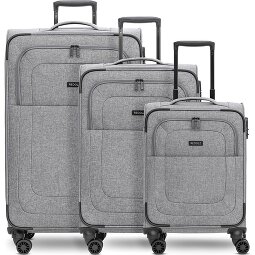 Redolz Essentials 12 THREE SET 4 ruote Set di valigie 3 pezzi con piega di espansione  Variante 4